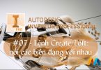 Autodesk Inventor cơ bản #07/36 - Lệnh Create/Loft: nối các biên dạng, các miền kín với nhau