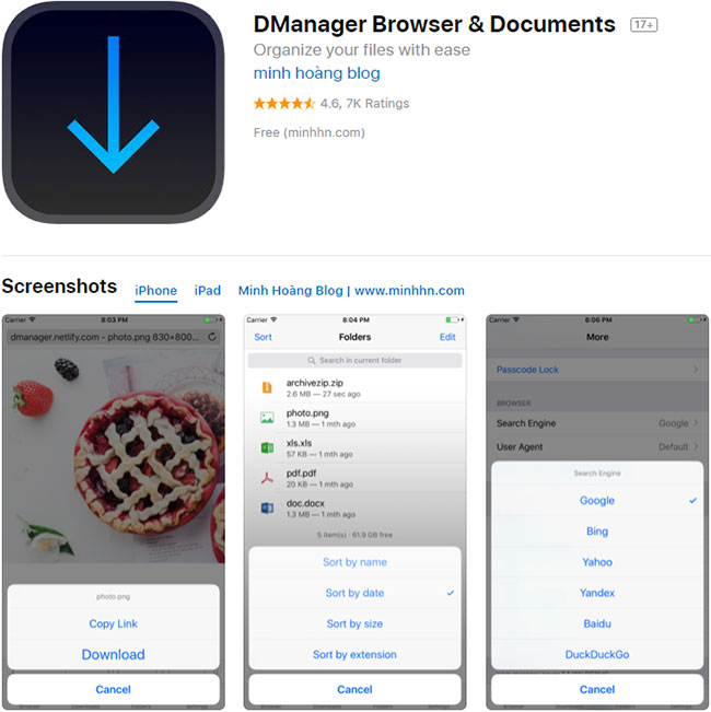 DManager Browser & Documents