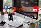 PDFCreator - Phần mềm chuyển đổi các tập tin office sang định dạng PDF