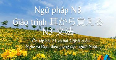 Ôn tập bài 21, bài 22 - Ngữ pháp N3 - Giáo trình 耳から覚える N3 文法