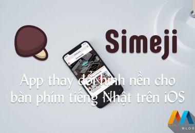 Simeji - App thay đổi hình nền cho bàn phím tiếng Nhật trên iOS