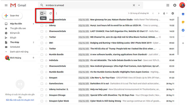 Thủ thuật xóa toàn bộ email chưa đọc một cách đơn giản nhất để tiết kiệm dung lượng Gmail - Hình 2