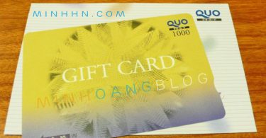 Thẻ QUO CARD (QUOカード)