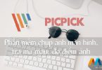 PicPick v5.0.0 - Phần mềm chụp ảnh màn hình đa năng, tích hợp công cụ đo điểm ảnh, tra mã màu