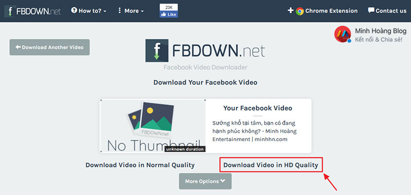 Download private facebook video using fbdown - Hình 3