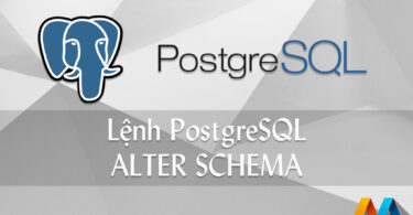 Lệnh PostgreSQL ALTER SCHEMA