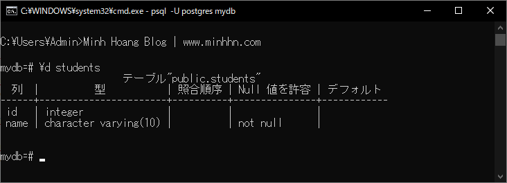 Ràng buộc NOT NULL - Có cho phép lưu trữ NULL trong cột hay không (8)