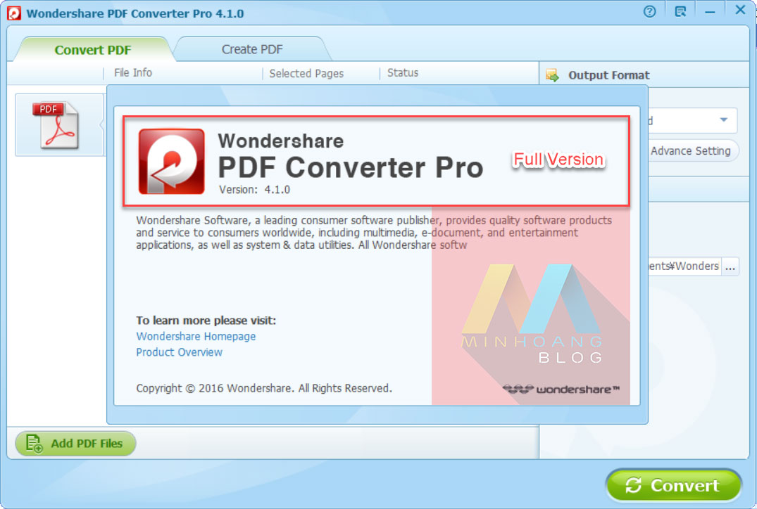 Wondershare PDF Converter Pro v4.1.0