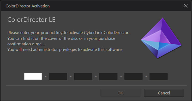 Đăng ký CyberLink ColorDirector 5