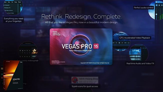 Sony Magix Vegas Pro 15.0.0 (Build 177) - Phần mềm tạo video, làm phim mạnh mẽ nhất