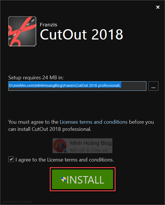 Install and Active Franzis CutOut 2018 Professional 6.1.0.2