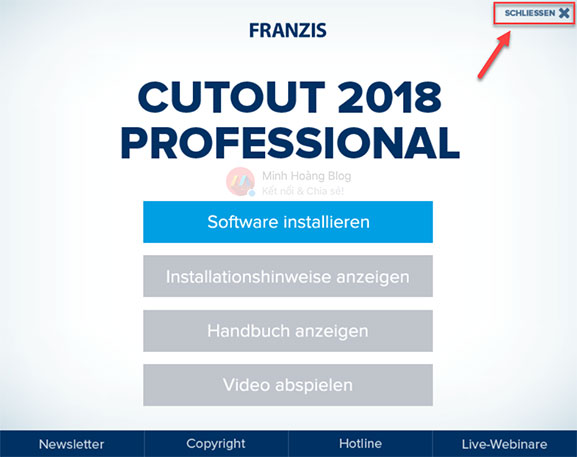 Install and Active Franzis CutOut 2018 Professional 6.1.0.2