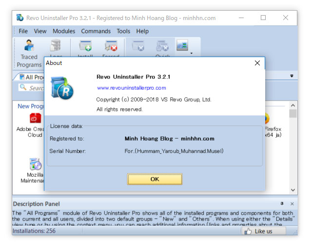 Revo Uninstaller Pro 3.2.1 Key Full 2018 – Gỡ bỏ ứng dụng triệt để