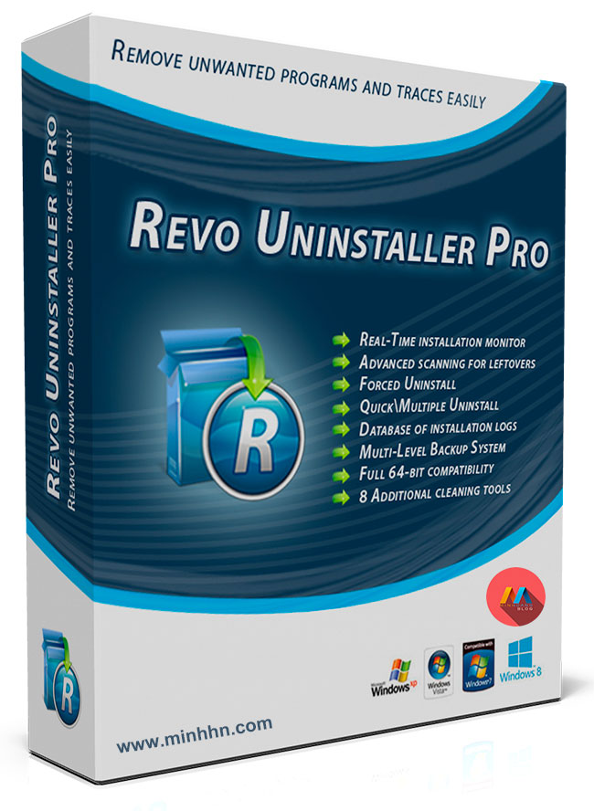 Revo Uninstaller Pro 3.2.1 bản quyền – Gỡ bỏ ứng dụng cài đặt tốt nhất