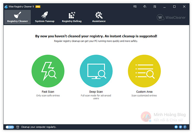 Download Wise Registry Cleaner Pro 9.6.4.630 - Phần mềm dọn dẹp, tối ưu registry