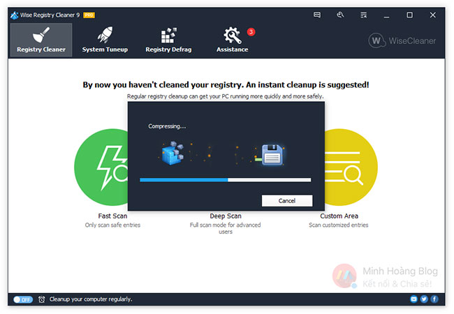 Backup lại Registry của máy tính