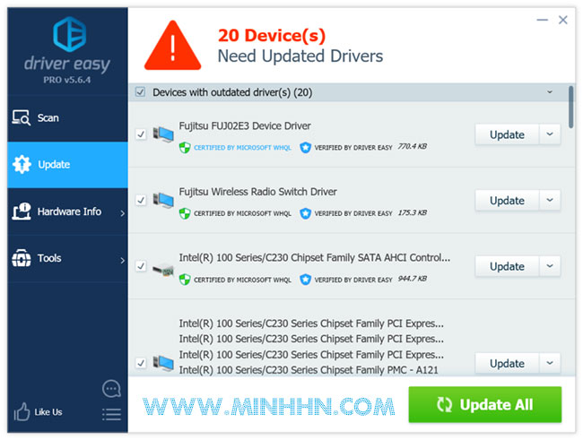 Driver Easy Pro lựa chọn mới trong vấn đề driver cho máy tính Windows 10