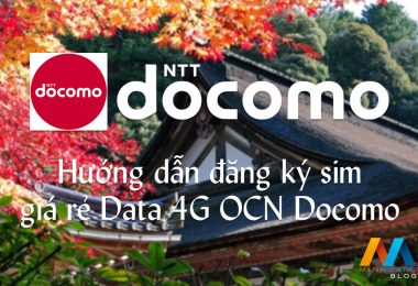 Hướng dẫn đăng ký sim giá rẻ Data 4G OCN Docomo