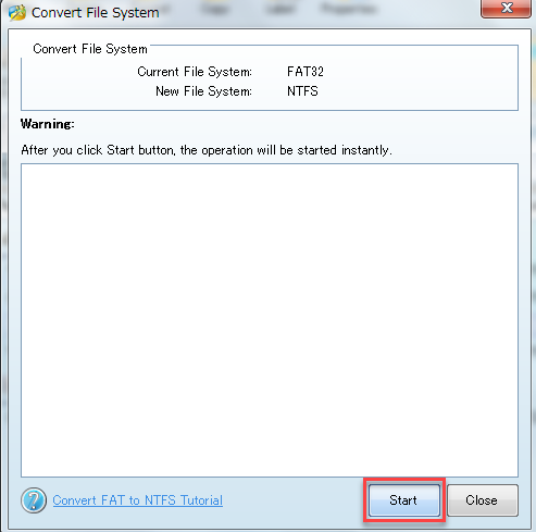 MiniTool Partition Wizard Convert Partition FAT to NTFS