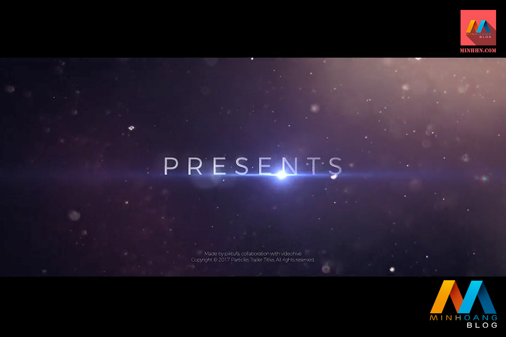 Particles Trailer Titles After Effects Template