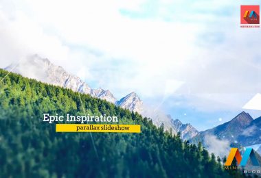 Epic Inspiration Parallax Slideshow After Effects Template