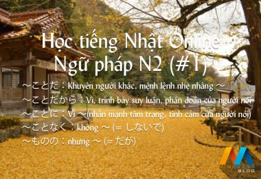 Ngữ pháp N2 (Bài 1/22) - Giáo trình 耳から覚える N2 文法