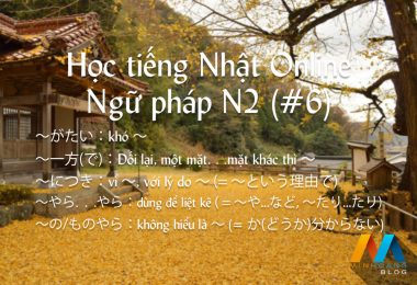 Ngữ pháp N2 (Bài 6/22) - Giáo trình 耳から覚える N2 文法