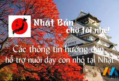 Các thông tin hướng dẫn, hỗ trợ nuôi dạy con nhỏ tại Nhật