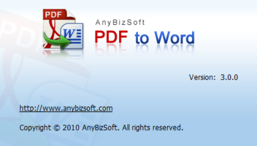 AnyBizSoft PDF to Word Converter 3.0.0