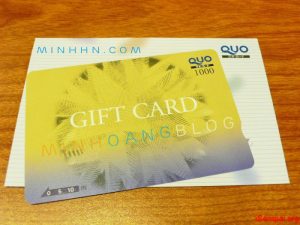 Thẻ QUO CARD (QUOカード)