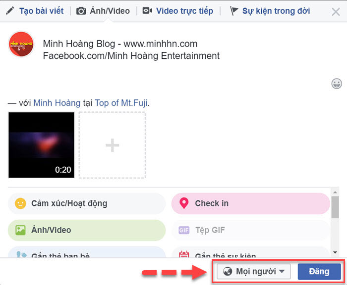 Hướng dẫn tạo ảnh bìa cover Facebook bằng video cực thú vị