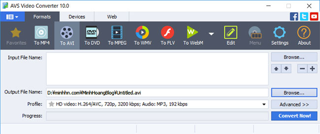 AVS Video Converter 10.0.1.610 - Phần mềm chuyển đổi video mạnh mẽ