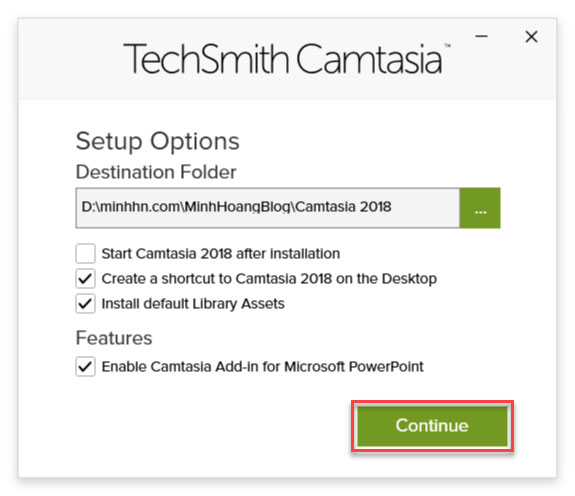 Download và Cài đặt Camtasia Studio 2018