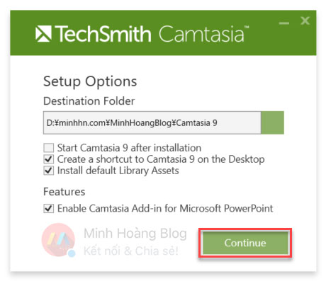 Cài đặt và kích hoạt Camtasia Studio