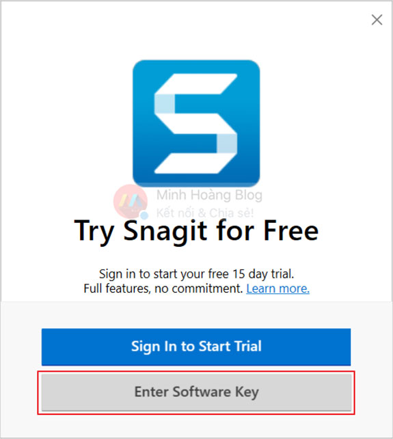 Cài đặt và active TechSmith Snagit 2018