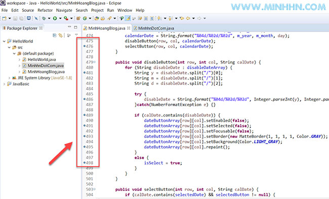 HOW TO REMOVE ALL BREAKPOINT IN ECLIPSE