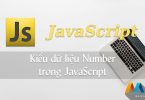 Kiểu dữ liệu Number trong JavaScript