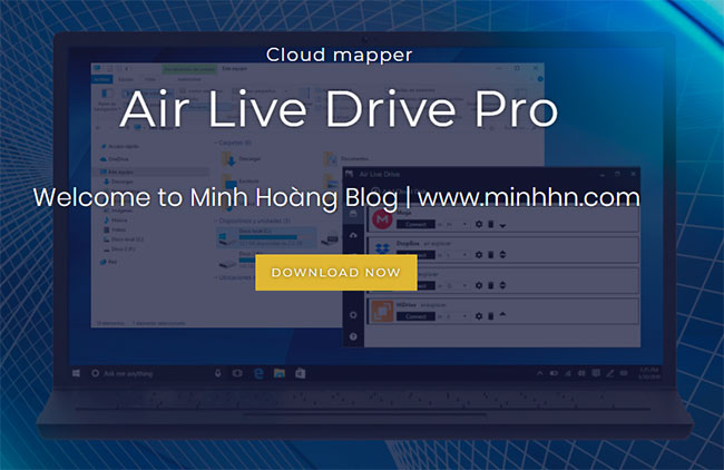 Air Live Drive Pro v1.1.2 Full License - Biến Google Drive thành một ổ đĩa trên máy tính