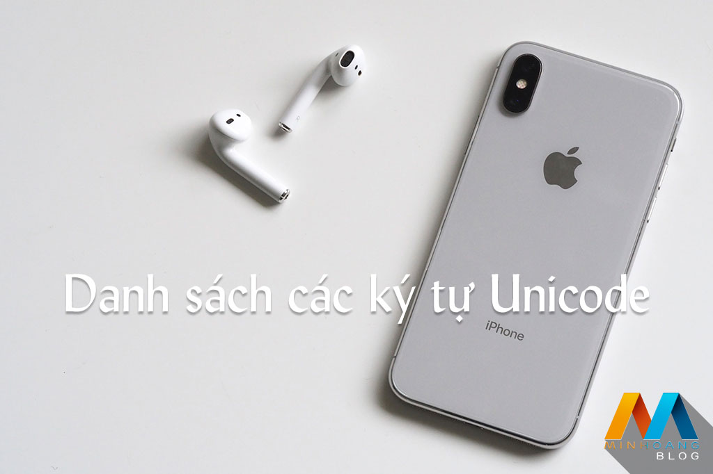 Danh sách các ký tự Unicode