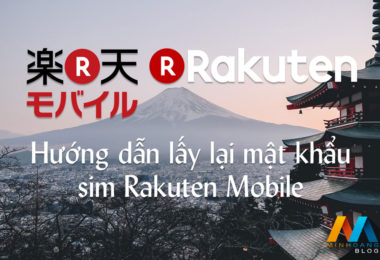 Hướng dẫn lấy lại mật khẩu sim Rakuten Mobile