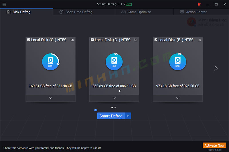 IObit Smart Defrag PRO v6.1.5.120 - Phần mềm chống phân mảnh ổ cứng hiệu quả - Hình 2