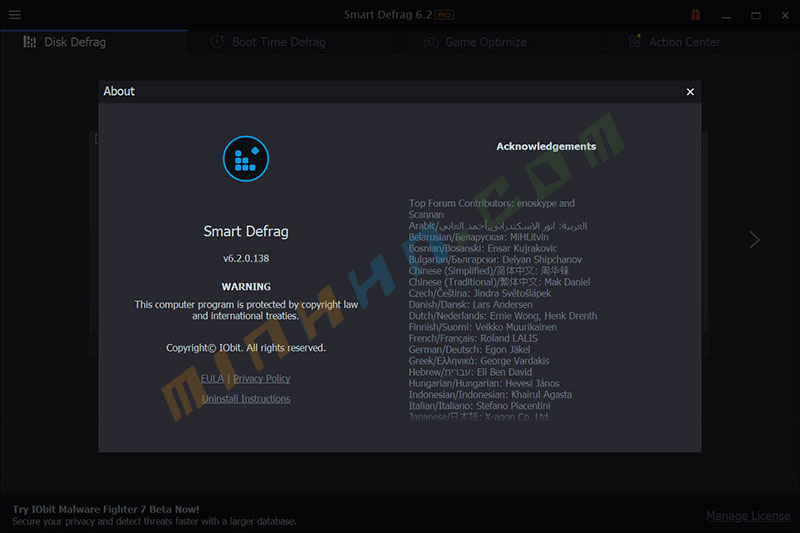 IObit Smart Defrag PRO v6.2.0.138 Full Version - Phần mềm chống phân mảnh ổ cứng hiệu quả - Hình 2