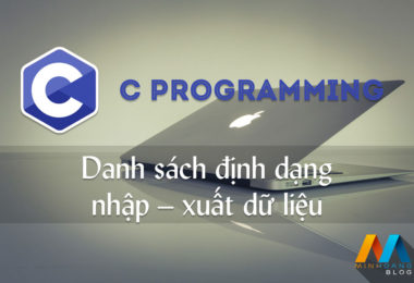 Danh sách định dạng nhập – xuất dữ liệu trong C/C++