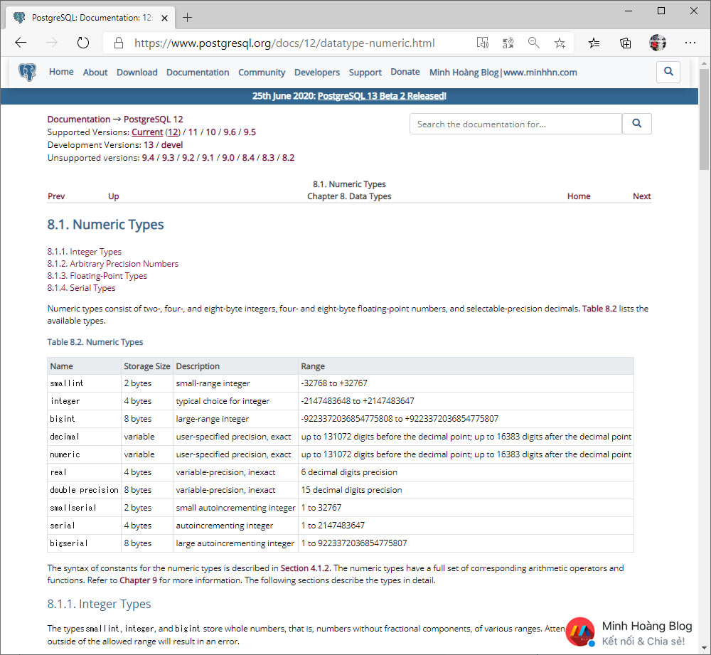 Tài liệu tham khảo về sử dụng PostgreSQL từ trang chủ PostgreSQL - Hình 4