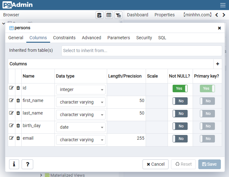 Cách export dữ liệu của table PostgreSQL ra CSV file - Hình 1