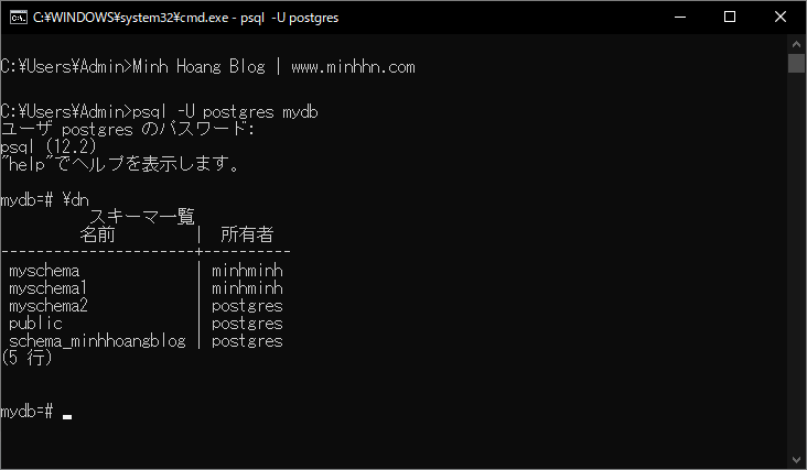 Lệnh PostgreSQL DROP SCHEMA - Hình 1