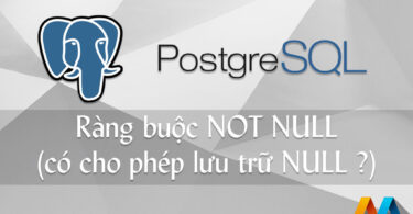 Ràng buộc NOT NULL - Có cho phép lưu trữ NULL trong cột hay không