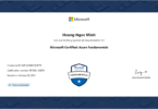 Hoàng Ngọc Minh - AZ-900: Microsoft Azure Fundamentals