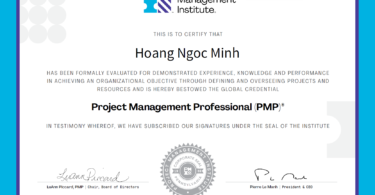 Hoàng Ngọc Minh - Project Management Professional (PMP)®